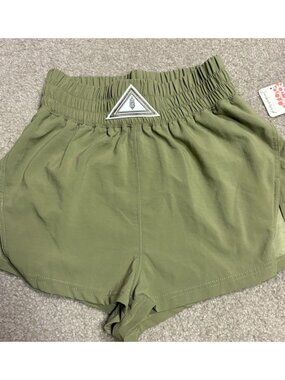 Free People Movement Next Round Shorts Muted Sage' OB1340870 size Small NWT